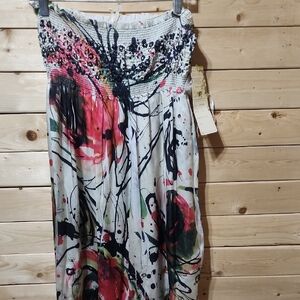 Lapis One Size Dress Floral New